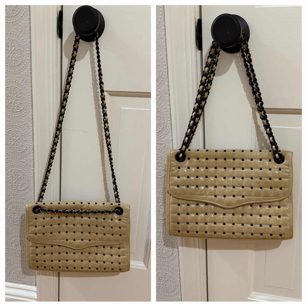 Rebecca Minkoff Quilted Studded Chain-Handle Shoulder Bag